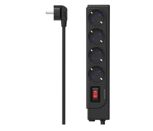 HAMA LISTWA ANTYPRZEPIĘCIOWA 4x SCHUKO 1,5M 2500W - 1313456 - zdjęcie 3